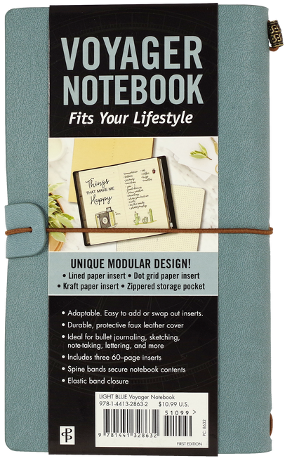 Voyager Notebook; Light Blue