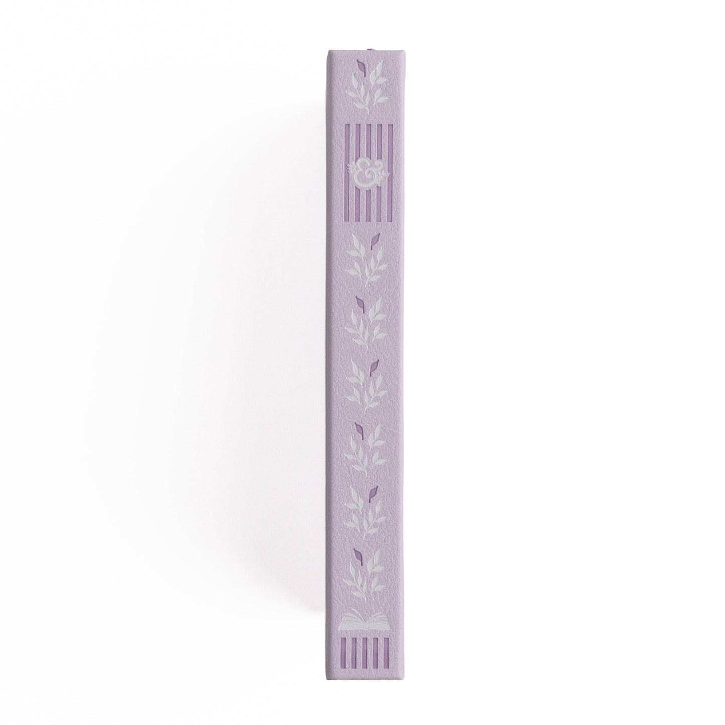 Reading Journal; Vintage Library in Lilac