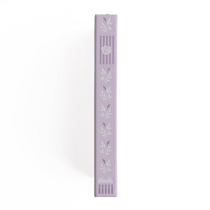 Reading Journal; Vintage Library in Lilac