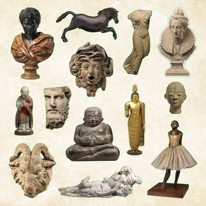 Sticker Book; Museum Treasures (Over 740 Stickers)