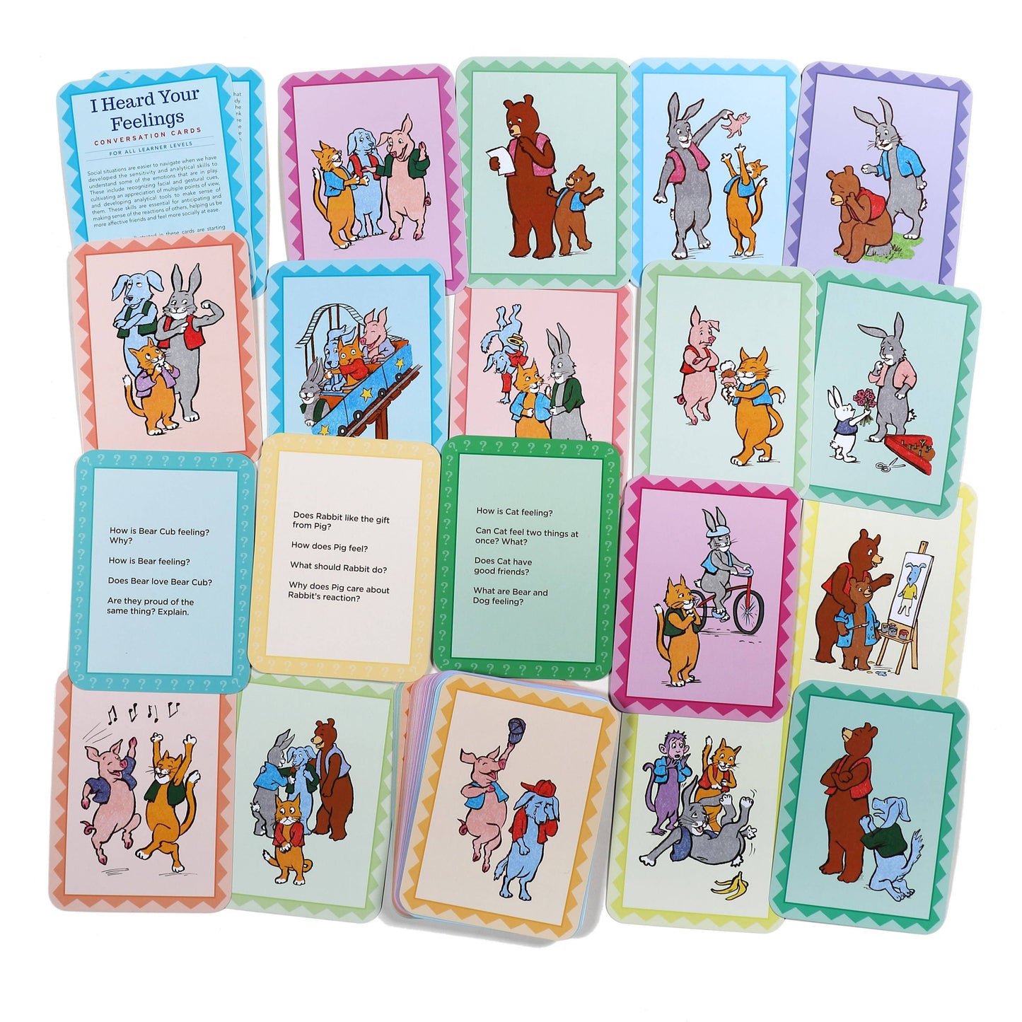 Eeboo Conversation Cards; I Heard Your Feelings