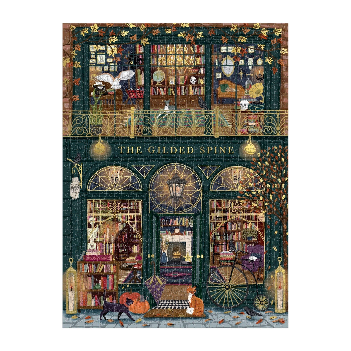 Jigsaw Puzzle; The Gilded Spine (1000 Piece Foil Puzzle)