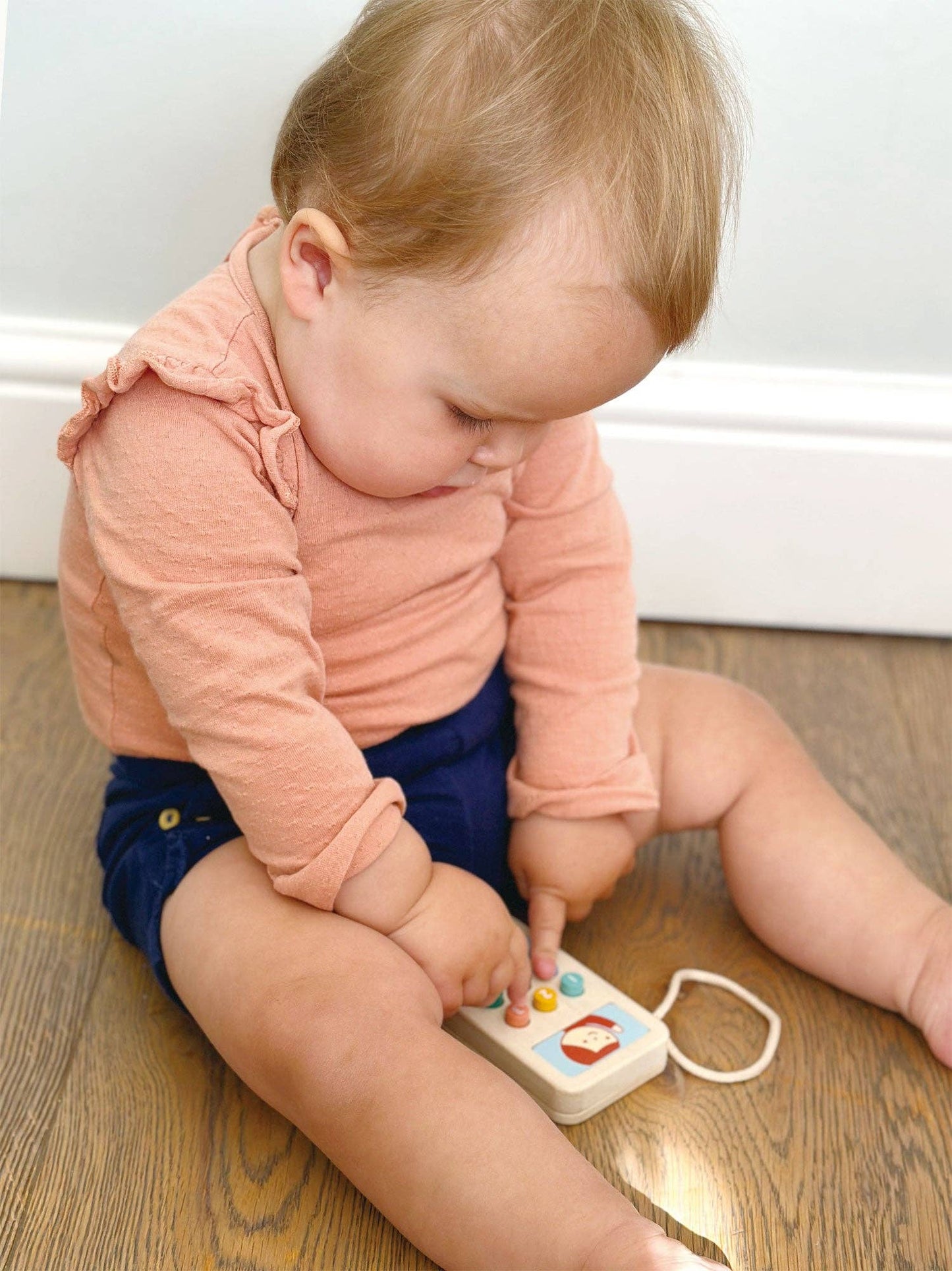 Baby Toy; Mobile Phone (Wood)