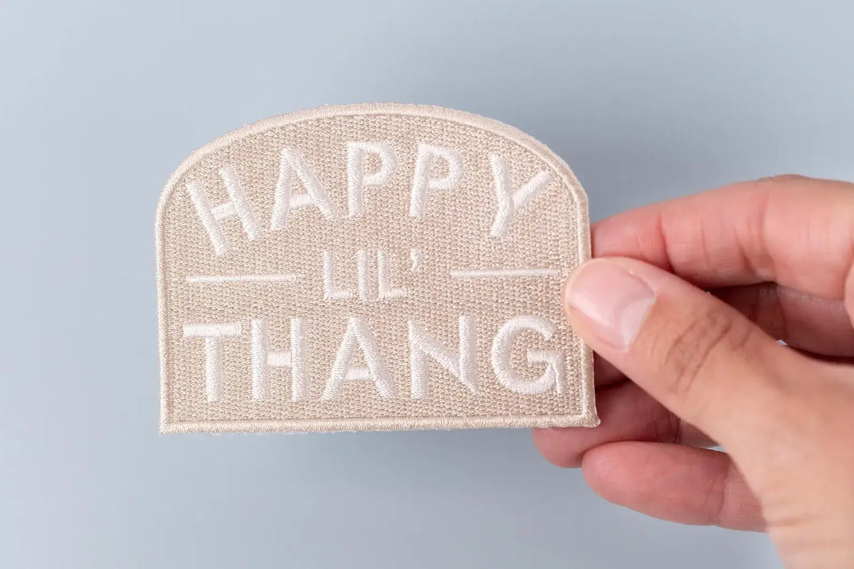 Iron-On Patch; Happy Lil' Thang | Field Trip Threads