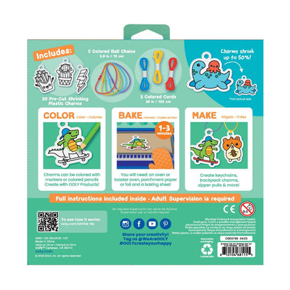 Ooly Shrink-Its! D.I.Y. Shrink Art Kit; Fun Friends