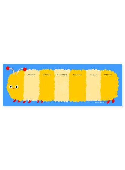 Weekly Desk Planner; Collin Caterpillar