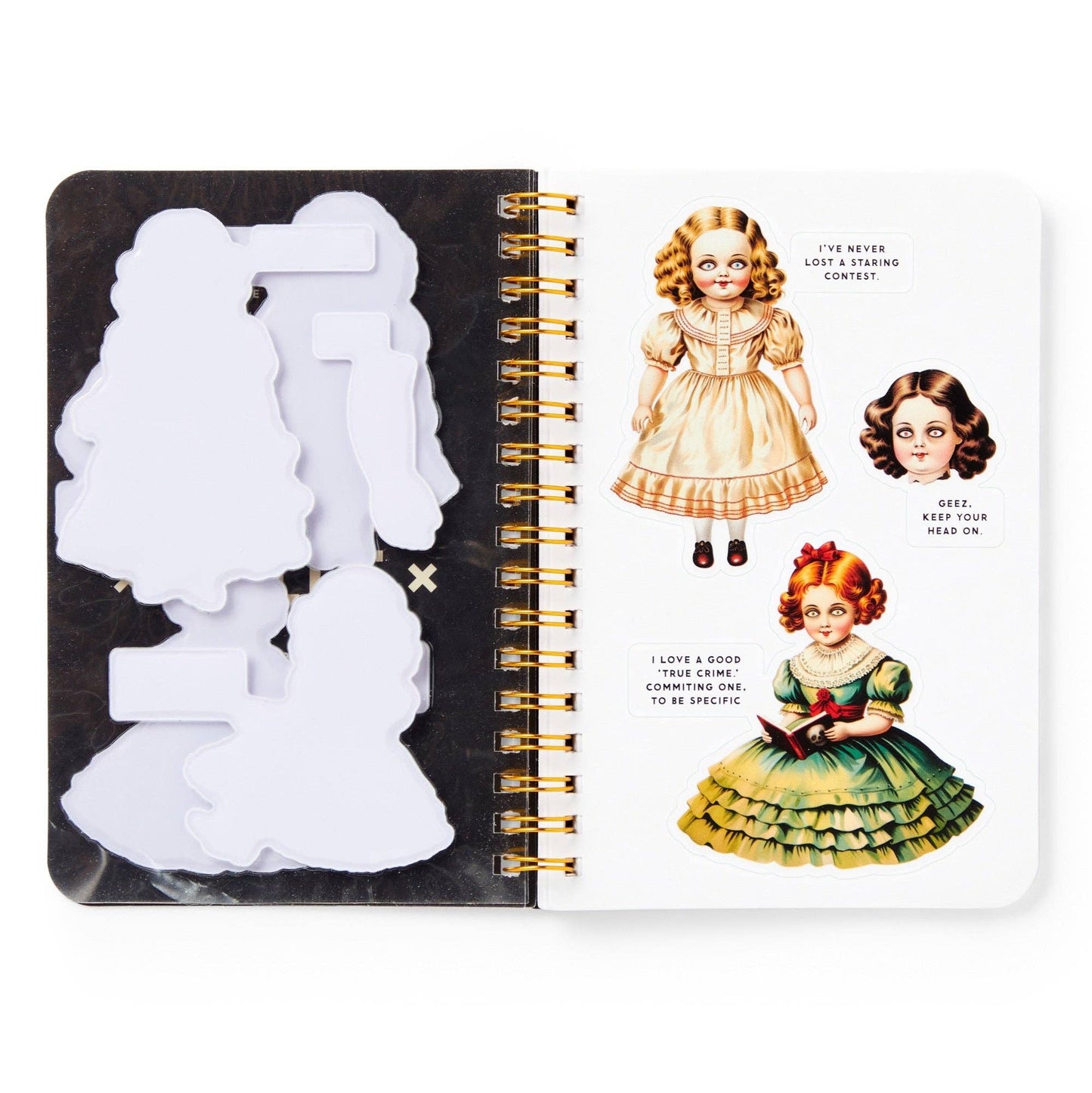 Sticker Book; Haunted Dolls by Brass Monkey