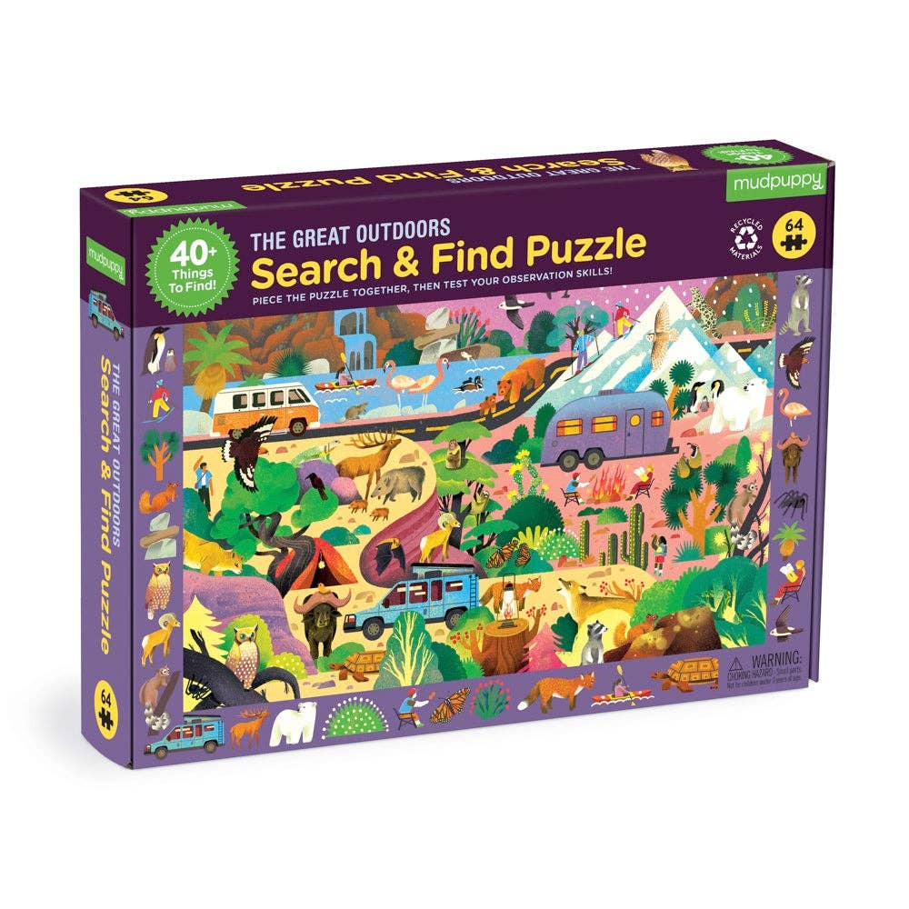 Jigsaw Puzzle; The Great Outdoors (64 Pieces)