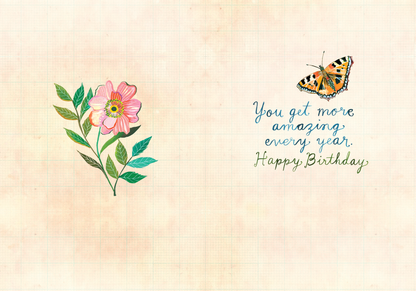 Birthday Card; Secret Garden