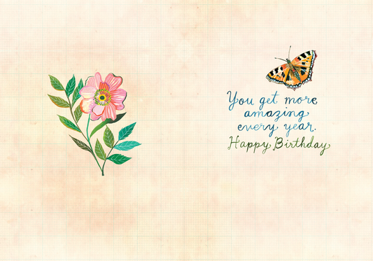 Birthday Card; Secret Garden