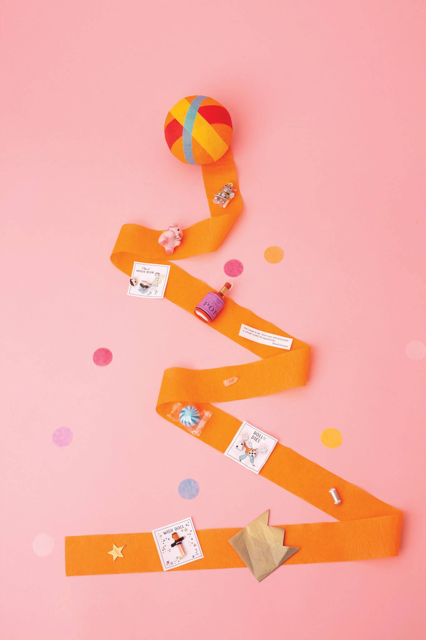 Surprise Balls; Multi-Color (6 Prizes + 1 Candy)