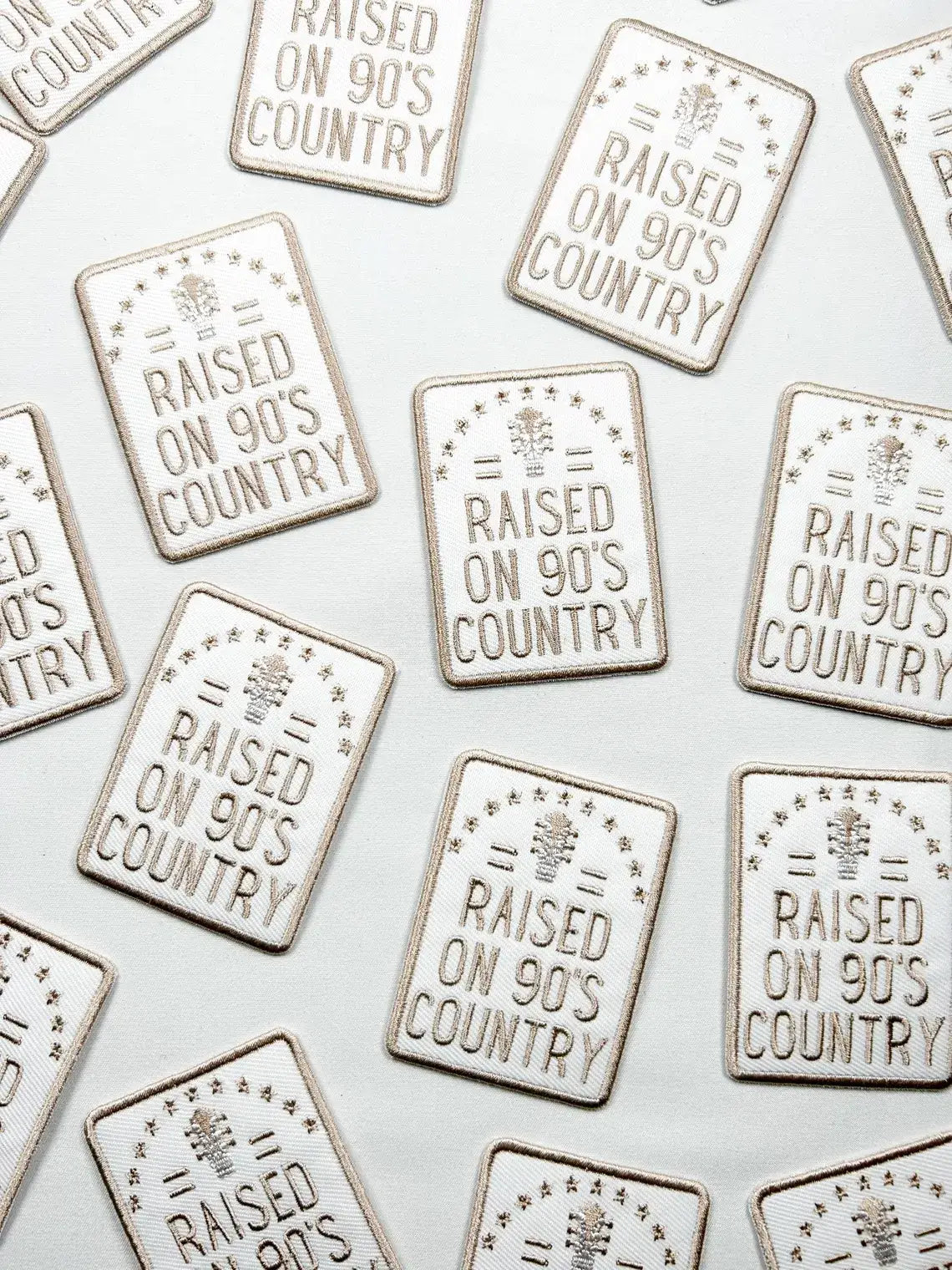 Iron-On Patch; Raised on 90's Country | Field Trip Threads