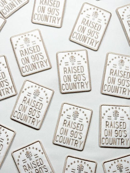 Iron-On Patch; Raised on 90's Country | Field Trip Threads