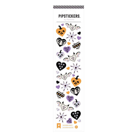 Pipsticks Sticker Sheet; Halloween Hearts