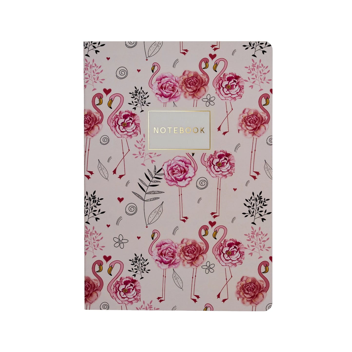 A5 Notebook; Flamingo - BV by Bruno Visconti
