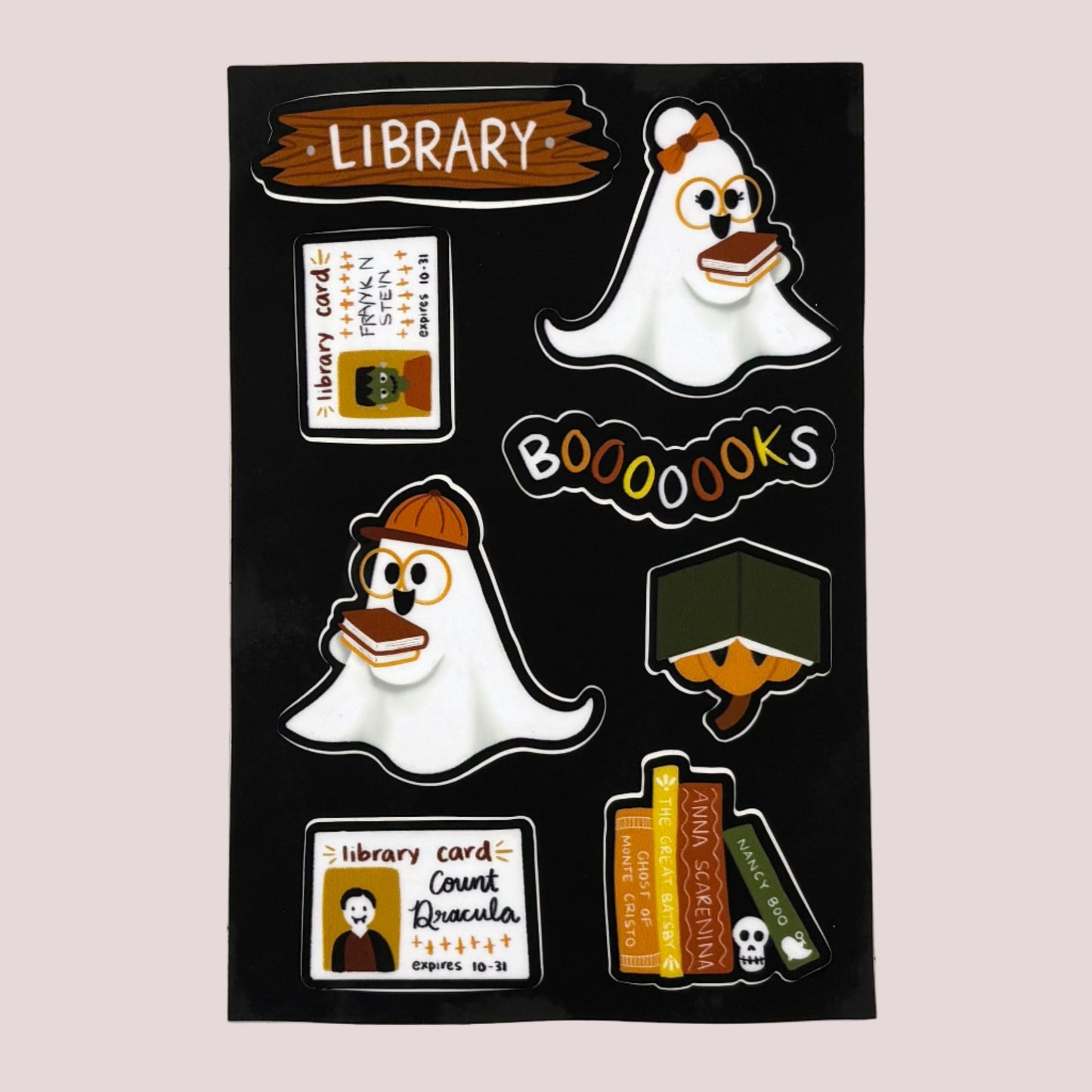 Sticker Sheet; Halloween Scenes