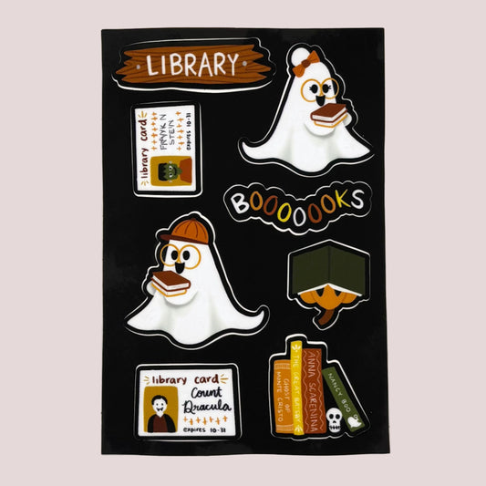 Sticker Sheet; Halloween Scenes