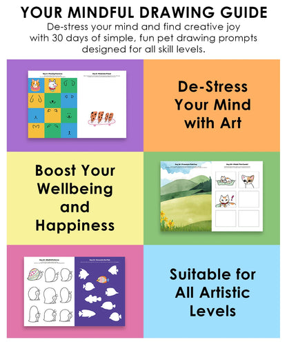 Art Workbook; What To Draw When You Think You Can't (Pet Drawing Challenge)