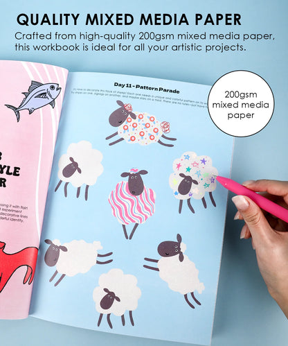 Art Workbook; What To Draw When You Think You Can't (Pet Drawing Challenge)