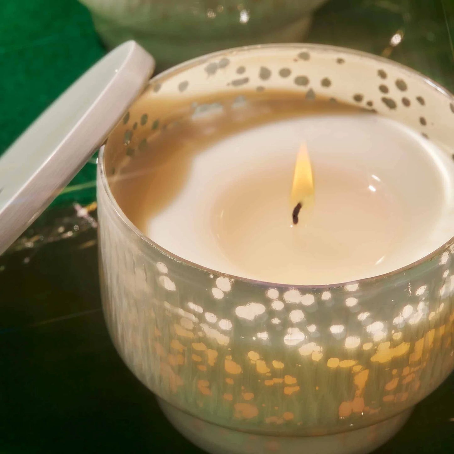 Capri Blue Candle; Volcano Holiday Mercury Inverted Candle (50 Hours Burn Time)