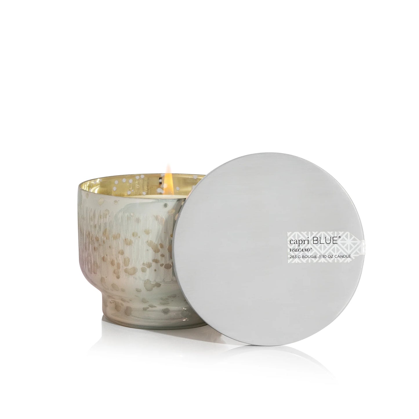 Capri Blue Candle; Volcano Holiday Mercury Inverted Candle (50 Hours Burn Time)