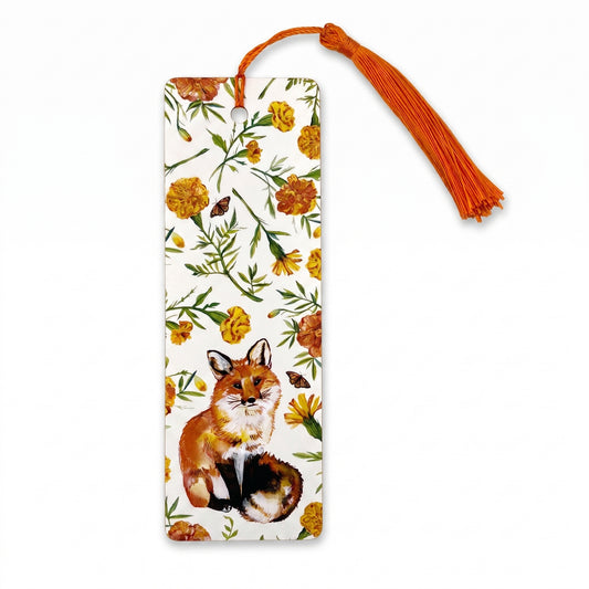 Bookmark; Sitting Fox - Made By Shellie