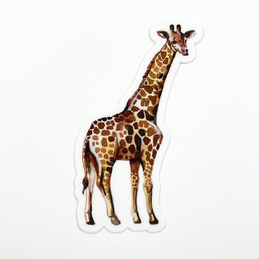 Vinyl Sticker; Giraffe - Made By Shellie