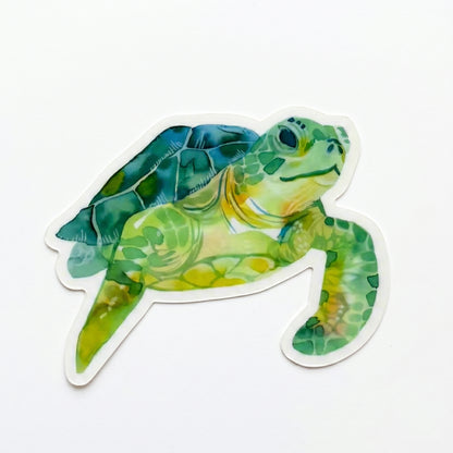 Vinyl Sticker; Sea Turtle - Made By Shellie