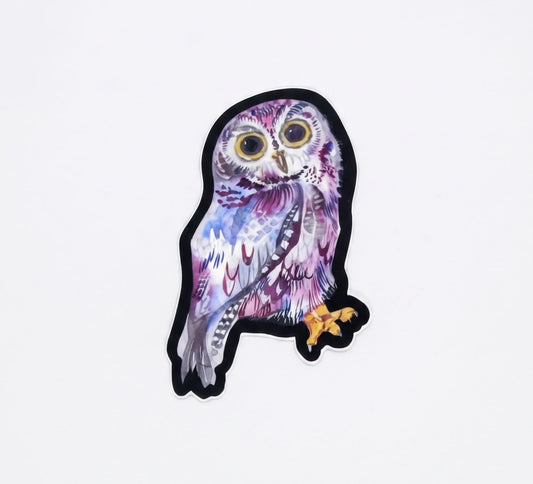 Vinyl Sticker; Moonlight Owl | Made by Shellie
