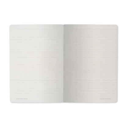 Notebook; Peonies On Black - BV by Bruno Visconti