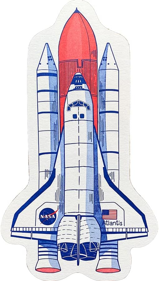 Postcard; Space Shuttle Atlantis By Noteworthy Paper & Press