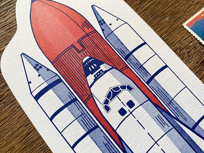 Postcard; Space Shuttle Atlantis By Noteworthy Paper & Press