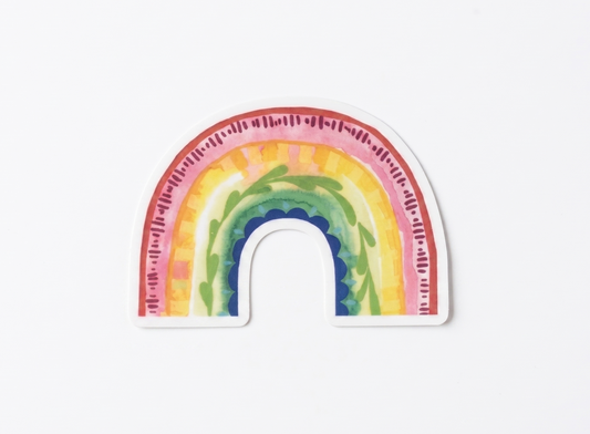 Vinyl Sticker; Rainbow - Made By Shellie