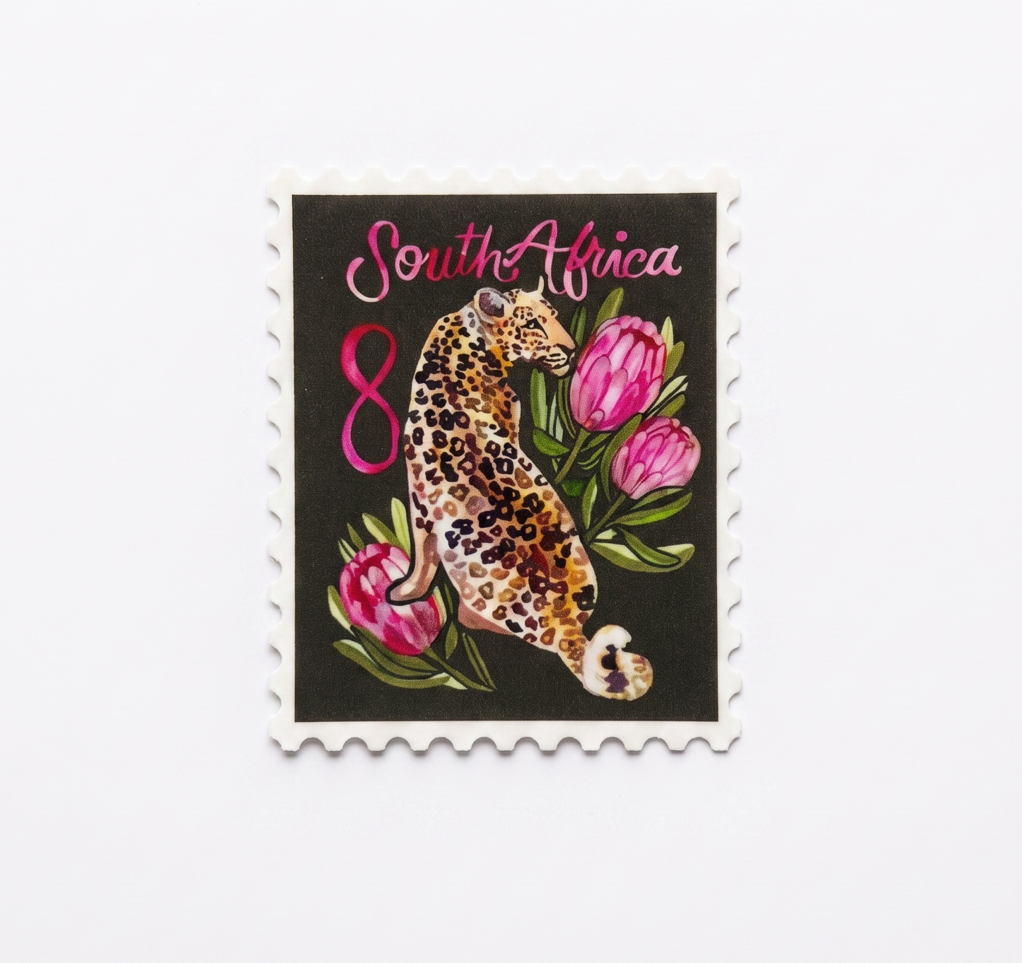 Vinyl Stamp Sticker; South Africa - Made By Shellie