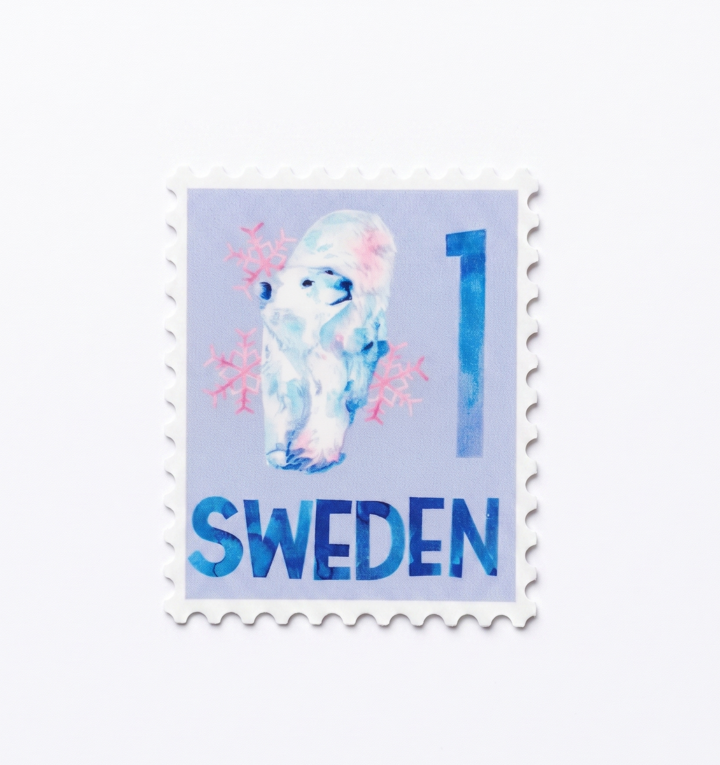 Vinyl Stamp Sticker; Sweden - Made By Shellie