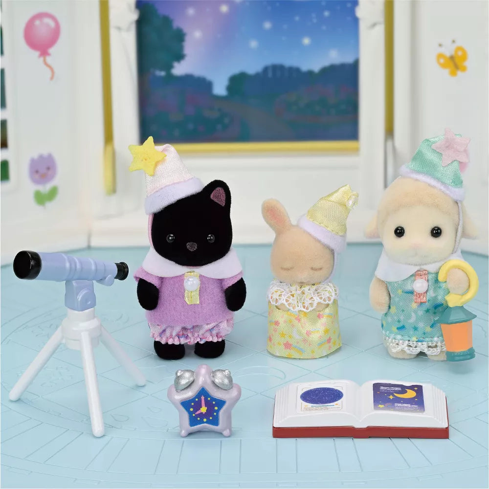 Calico Critters Nursery Friends; Sleepover Party Trio