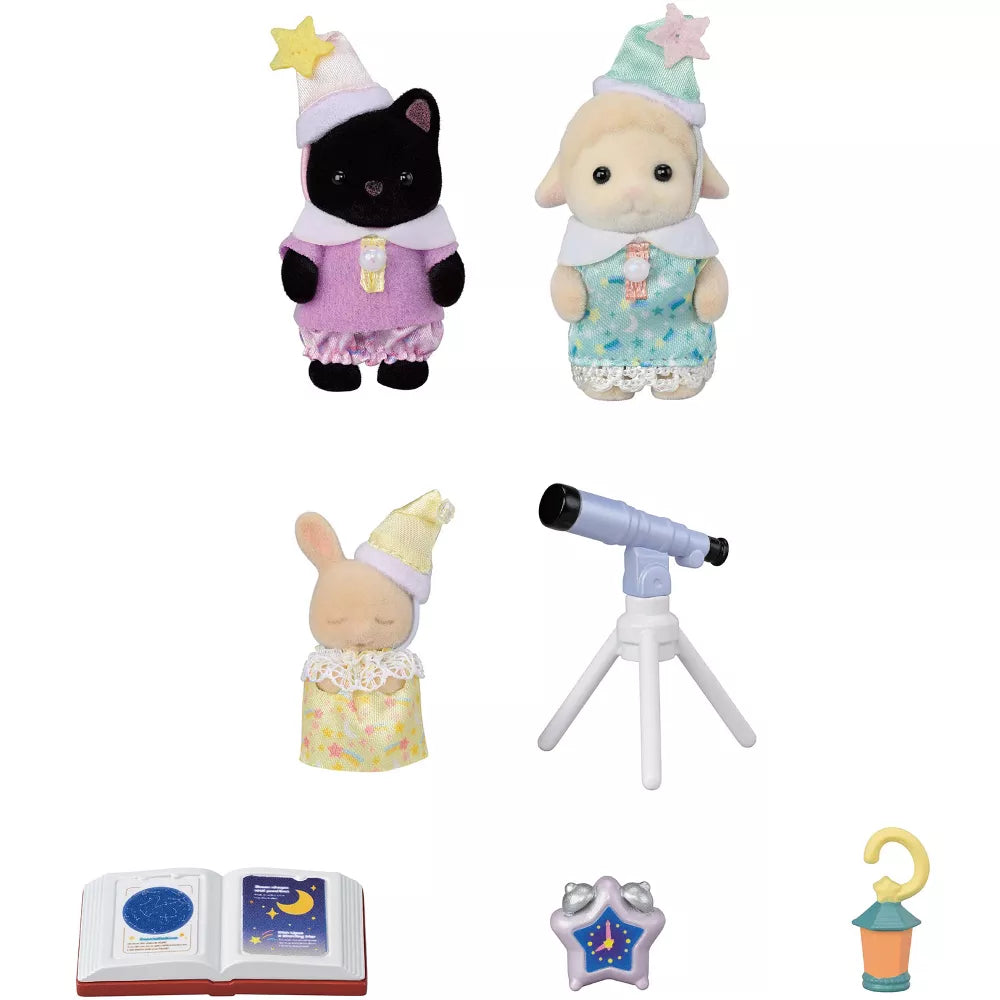 Calico Critters Nursery Friends; Sleepover Party Trio
