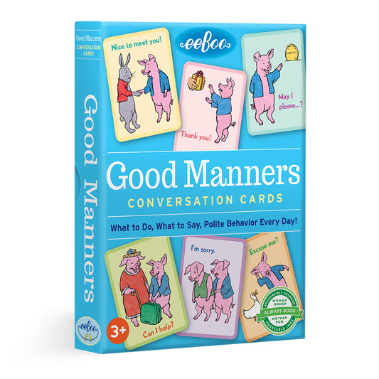 Eeboo Conversation Cards; Good Manners