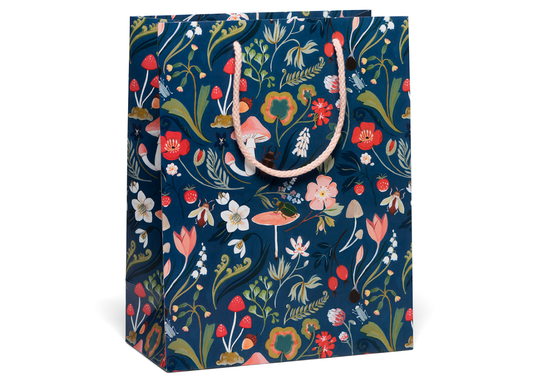 Medium Gift Bag;  Forest Blue