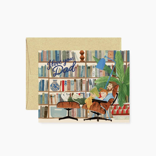 Father's Day Card; I Love You, Dad By Botanica Paper Co.