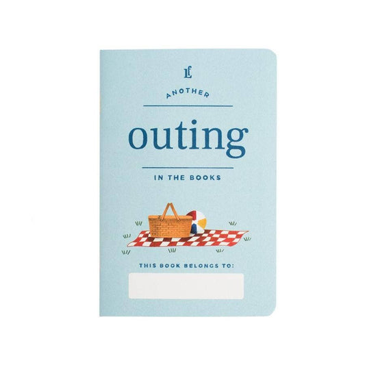 Mini Journal; Kid's Outing Passport (Light Blue)