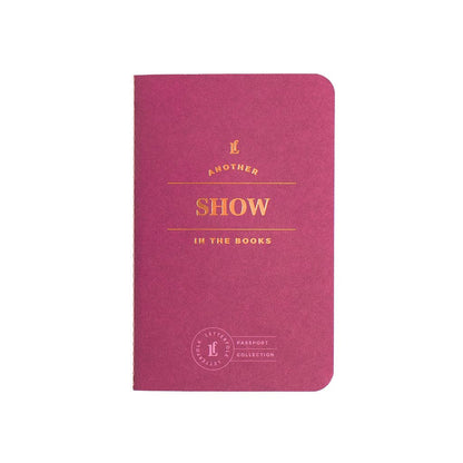 Mini Journal; Show Passport (Burgundy)