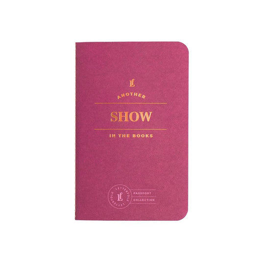 Mini Journal; Show Passport (Burgundy)