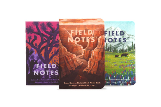 Field Notes; Series B - National Parks Notebooks (3 Pack)