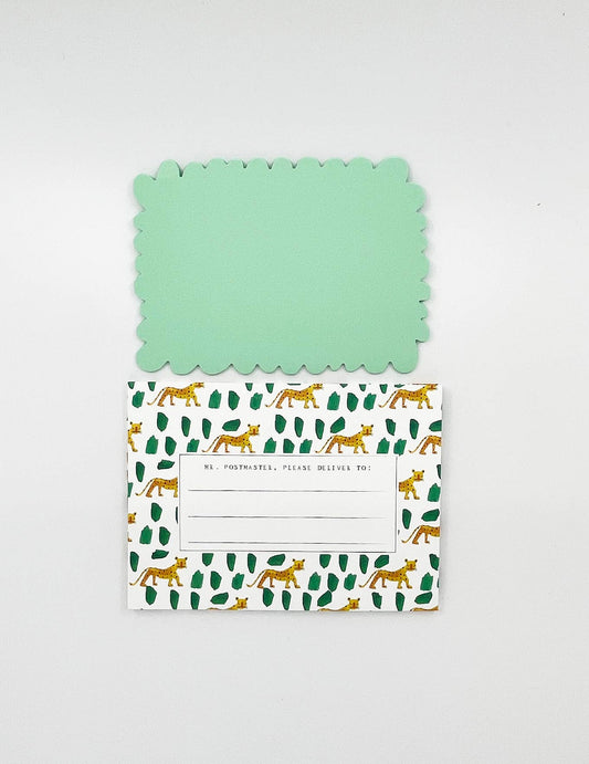 Notecard Set; Leopard Patterned By Mr. Boddington's Studio