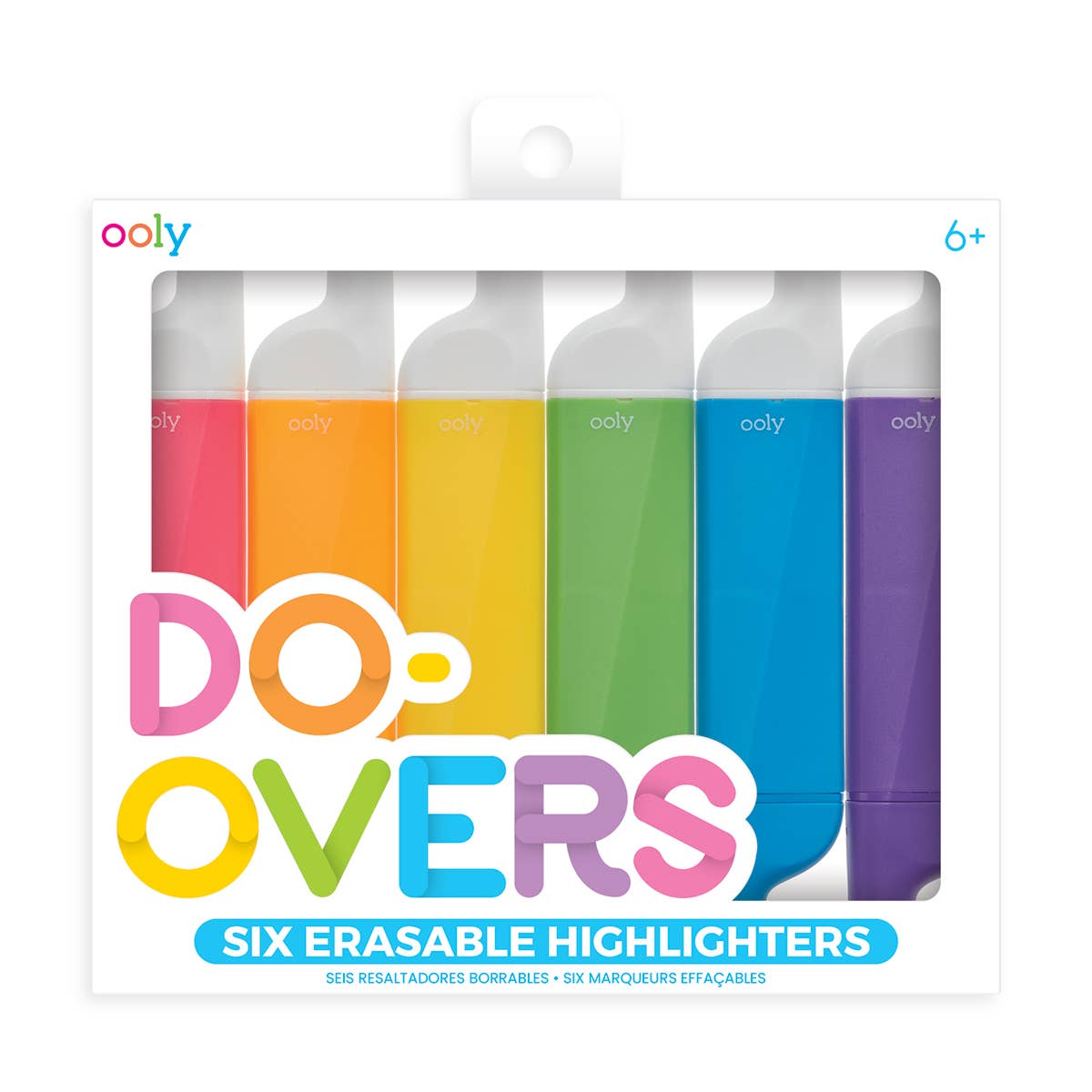 Ooly Do-Overs Erasable Highlighters (Set of 6)