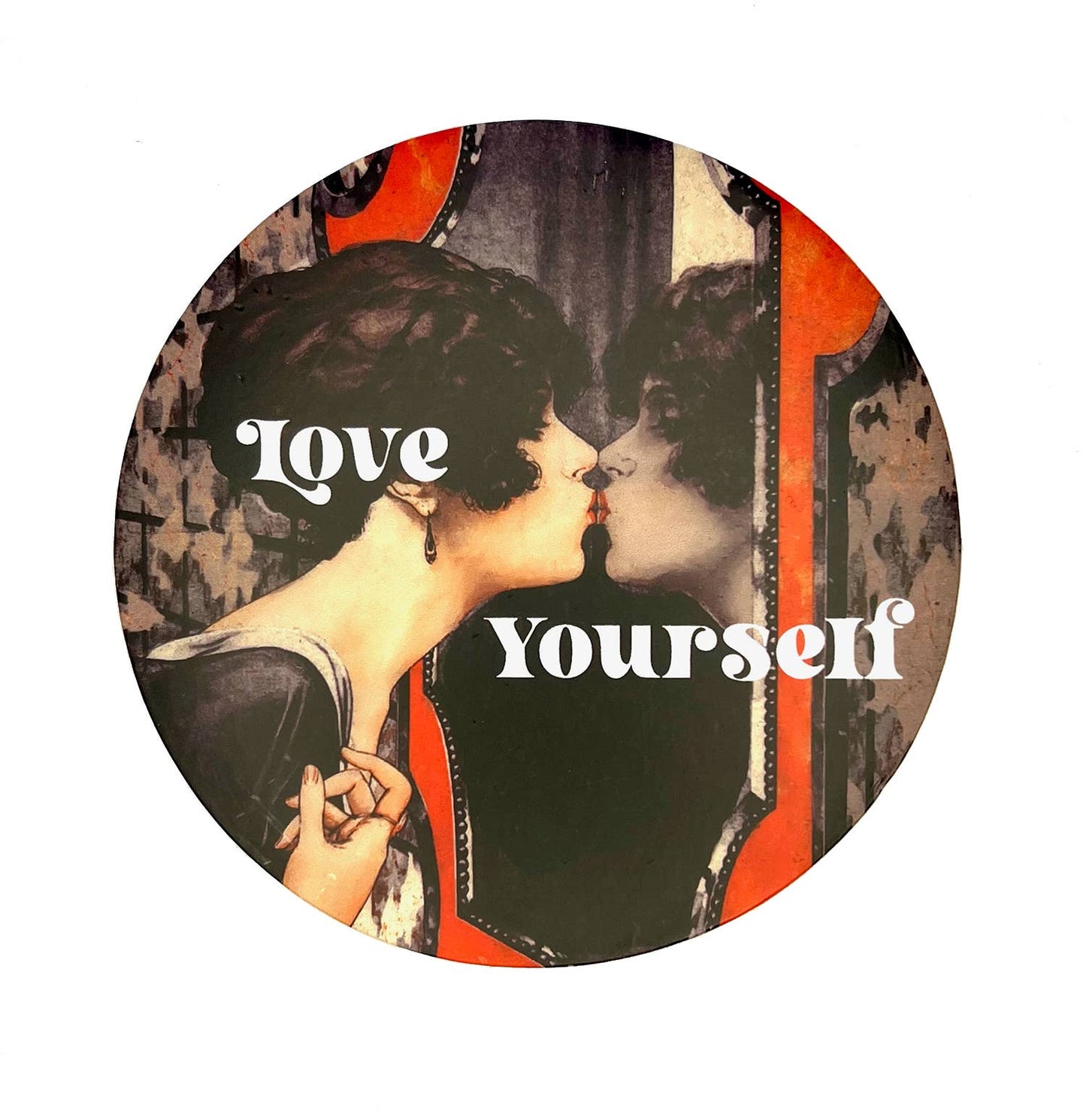 Vinyl Sticker; Love Yourself (Large)