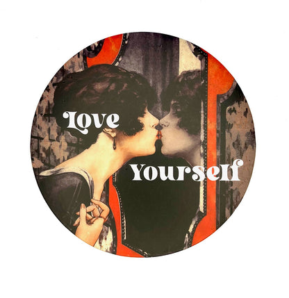 Vinyl Sticker; Love Yourself (Large)