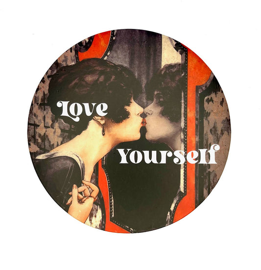 Vinyl Sticker; Love Yourself (Large)