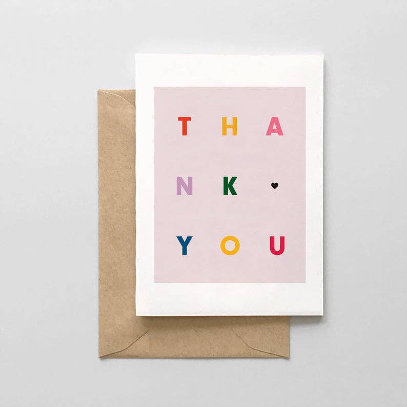 Boxed Card Set; Thank You (Multi Color, Set of 6 Cards + Envelopes)